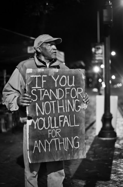 If you stand for nothing