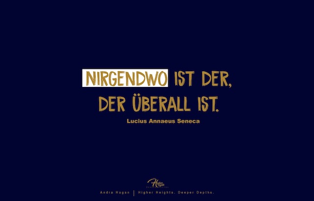 Nirgendwo ist der, der überall ist